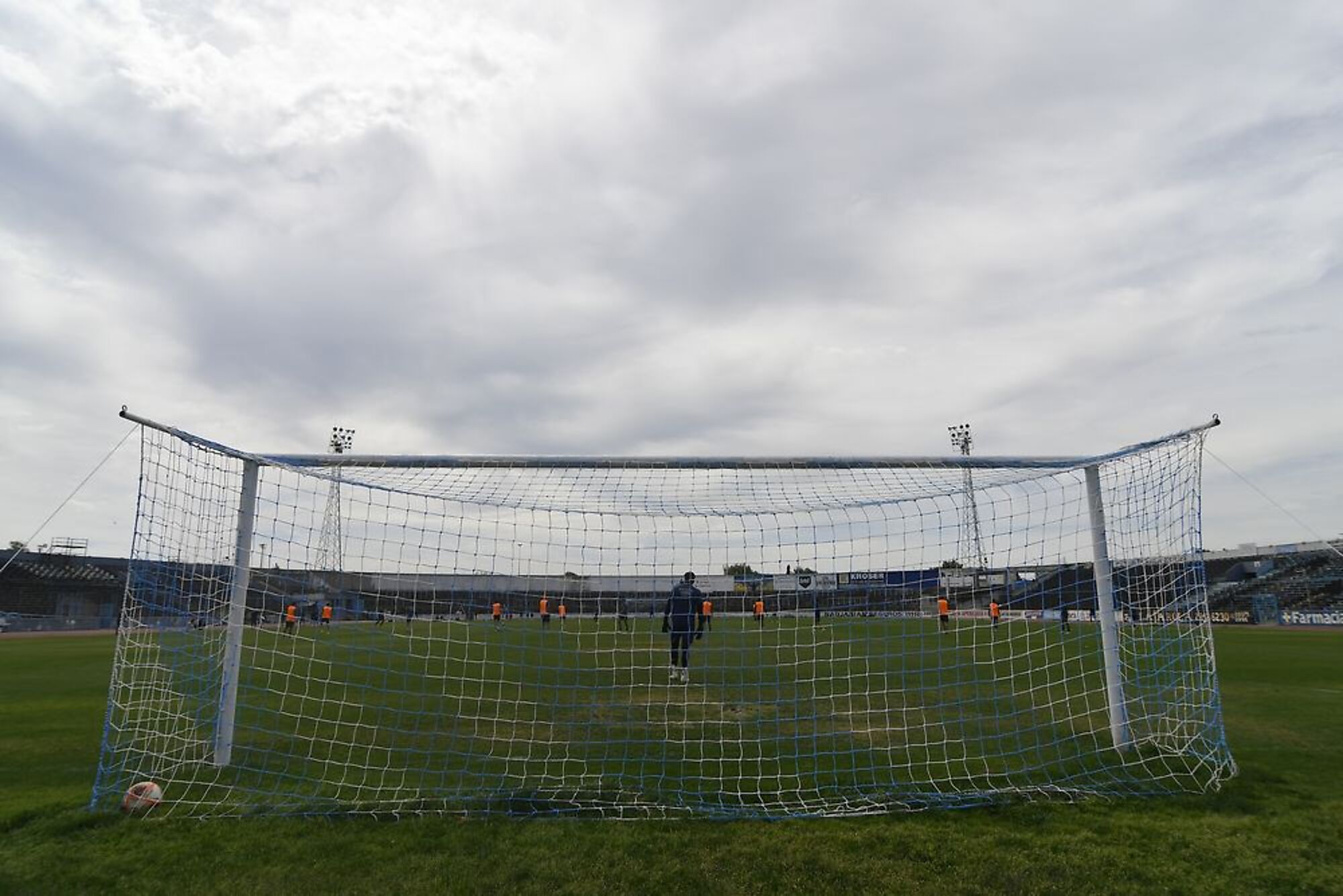 Así se ve a nivel de campo la cancha del Tróccoli