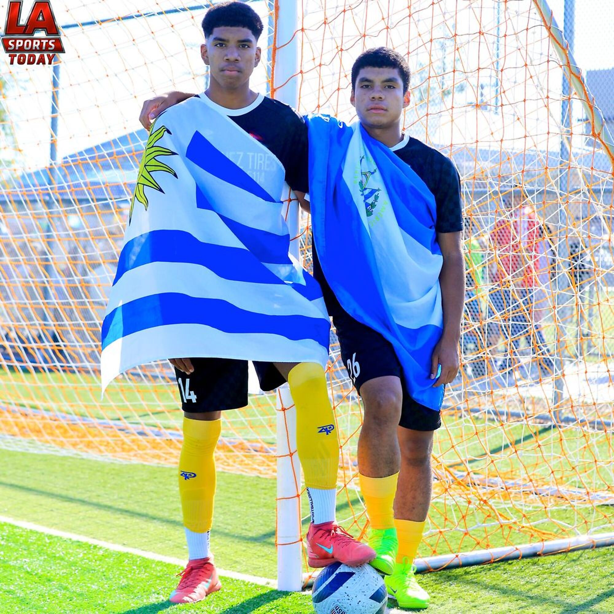 Carlos y Christian Esnal en el Campamento de la AUF en California Carlos y Christian Esnal en el Campamento de la AUF en California