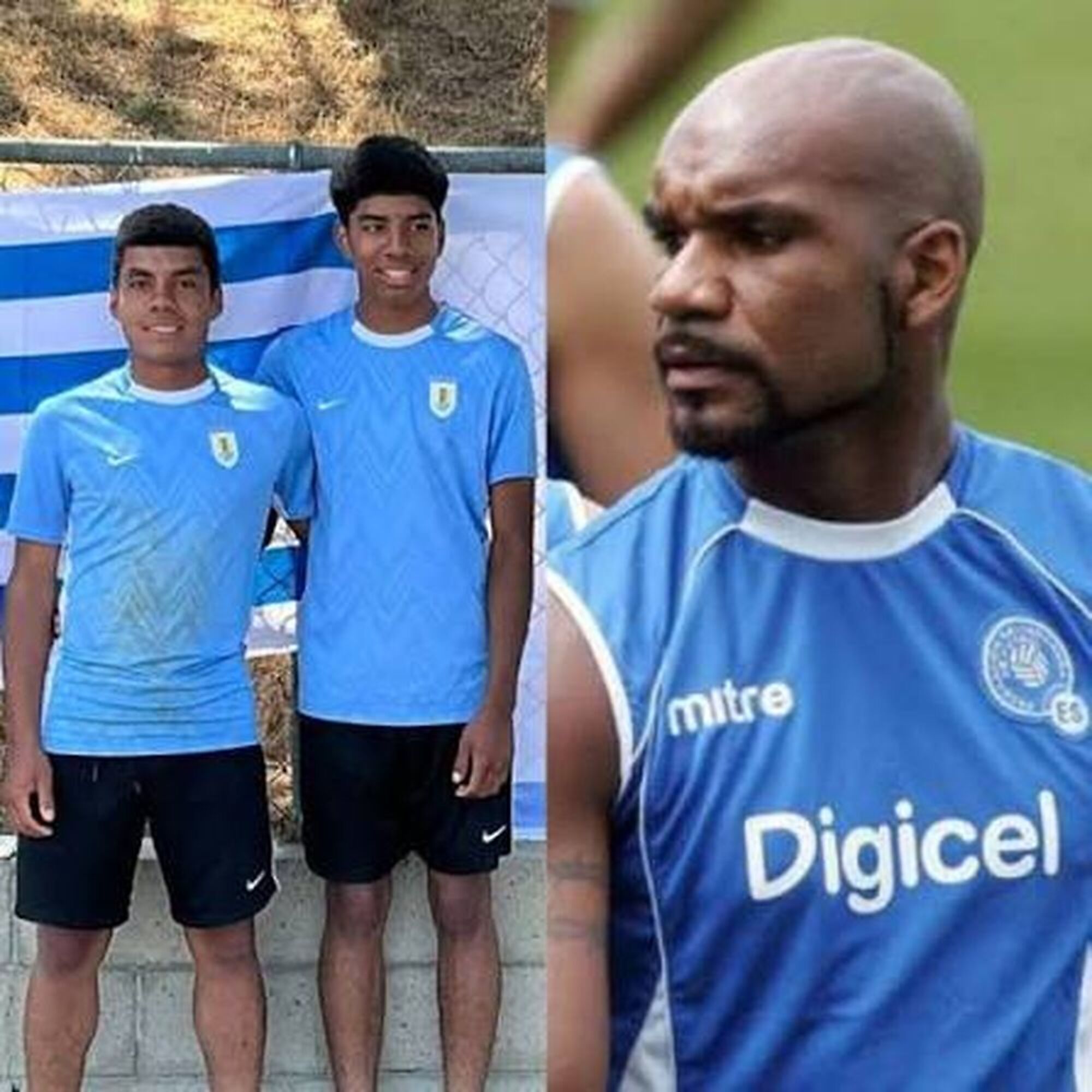 Carlos y Christian Esnal y su padre Chrstian Carlos y Christian Esnal y su padre Chrstian