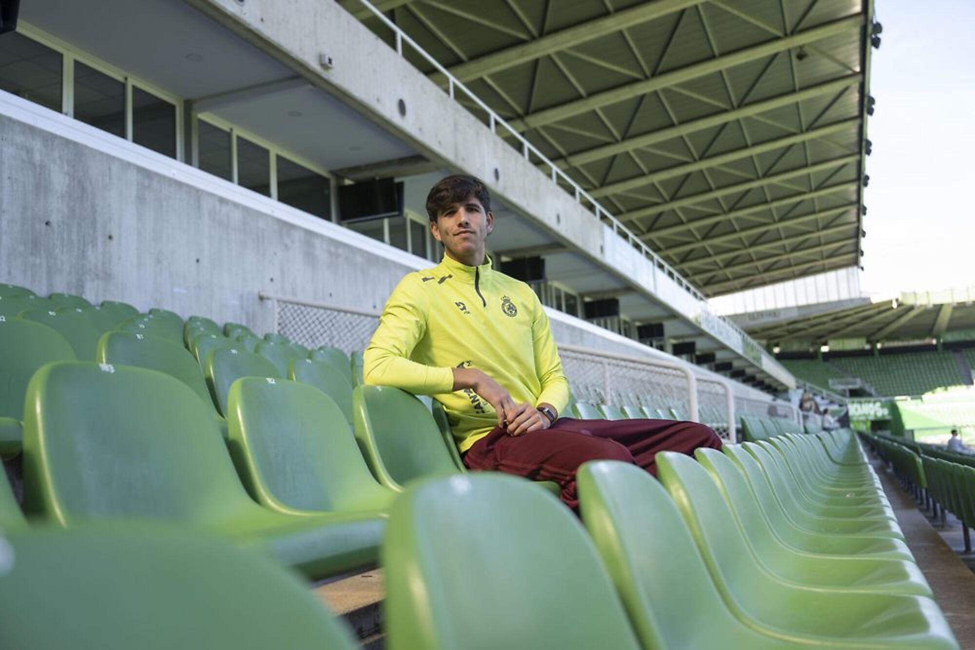 Facundo González en Racing de Santander Facundo González en Racing de Santander
