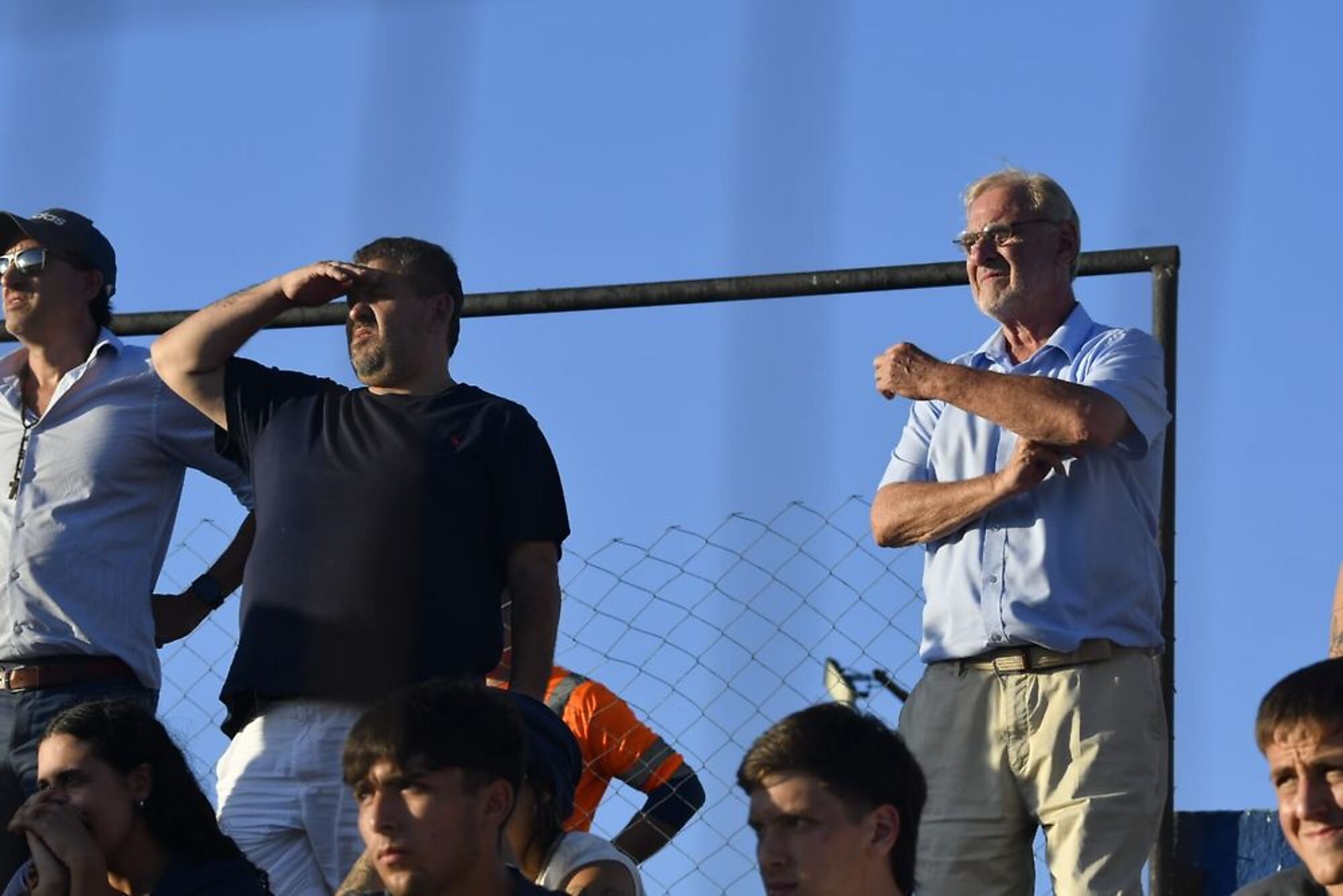 Flavio Perchman y Ricardo Vairo, vicepresidente y presidente de Nacional