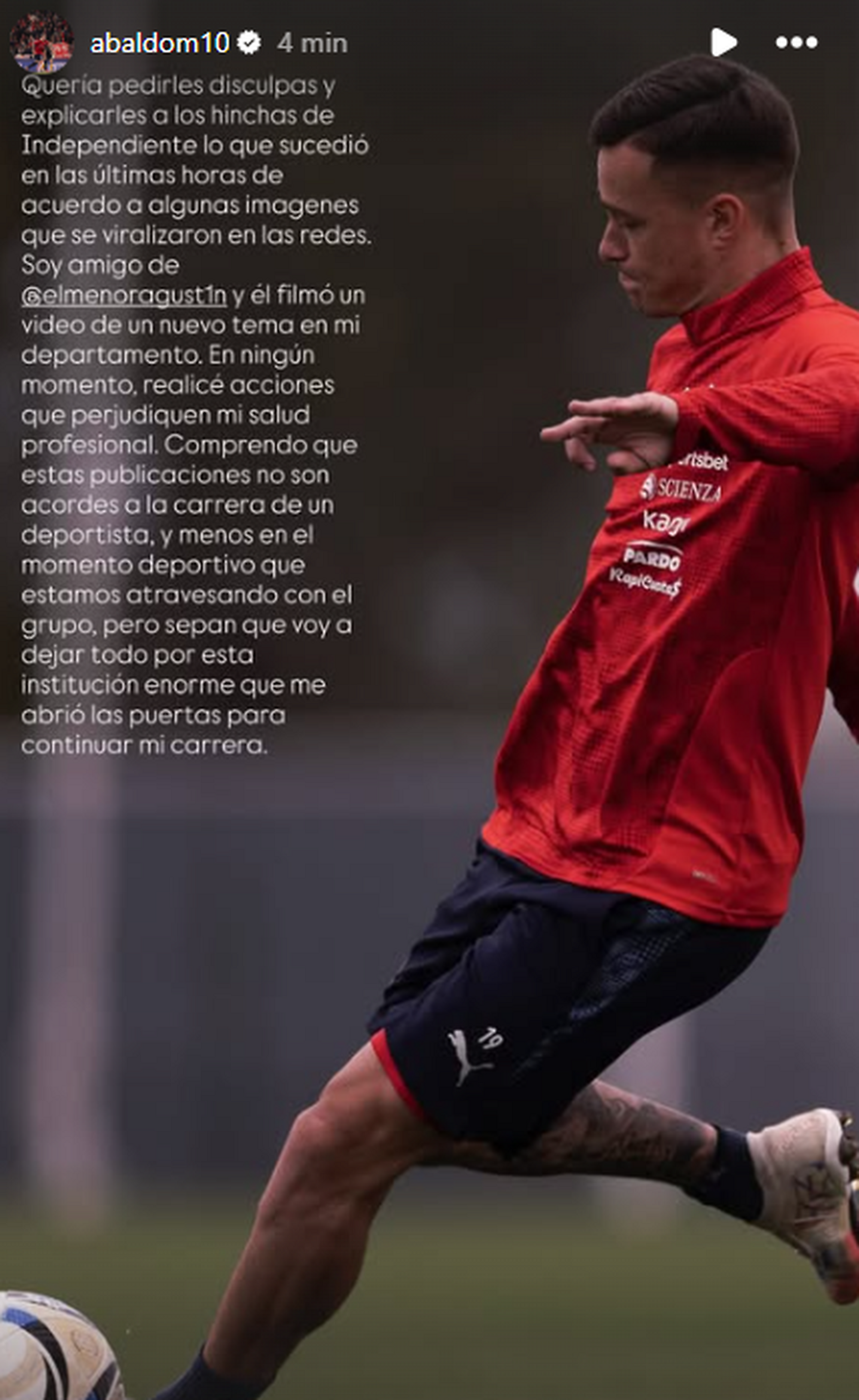 Las disculpas de Abaldo Las disculpas de Abaldo