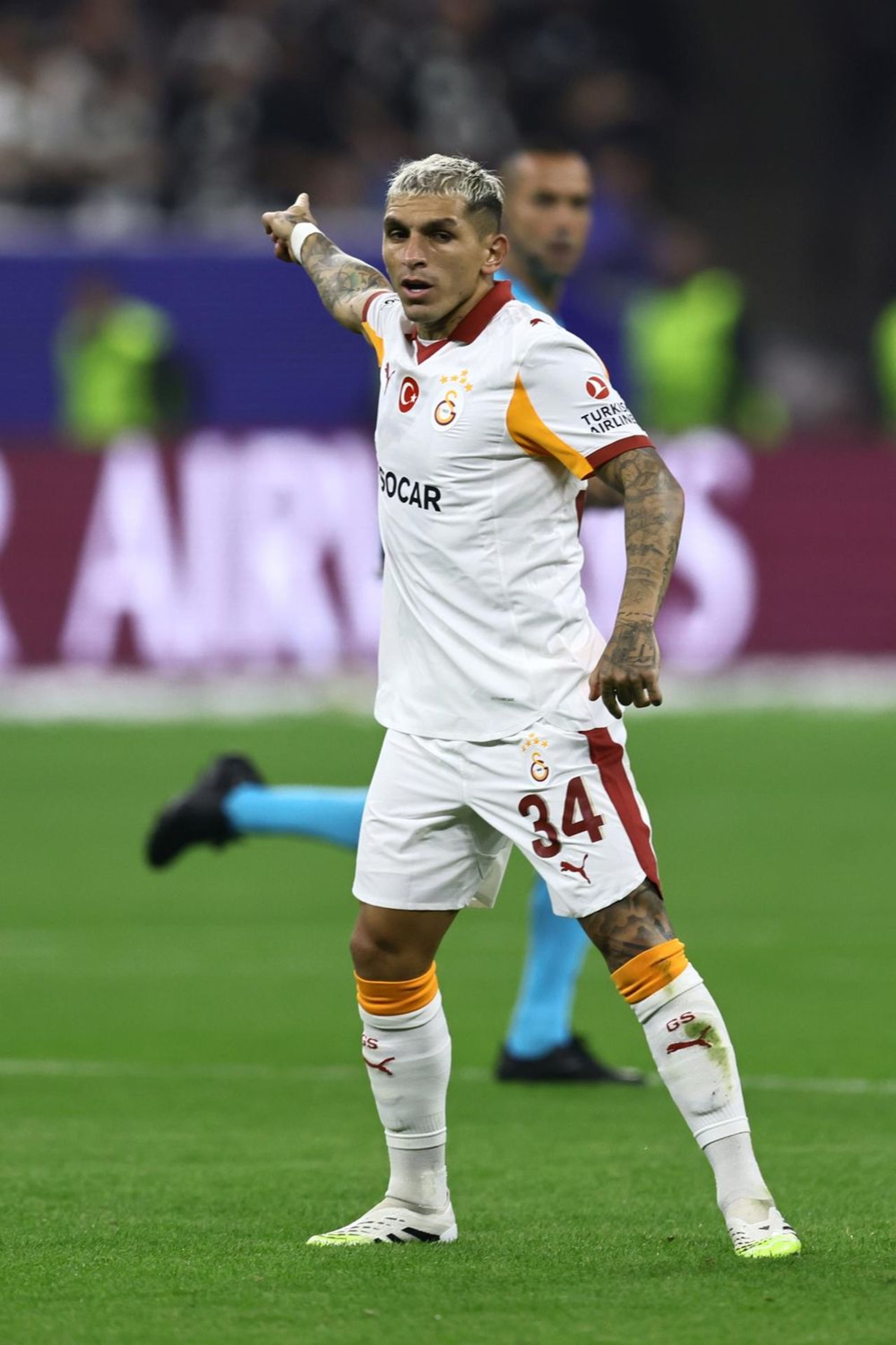Lucas Torreira en el debut de Galatsaray en la Champions 2025/26 Lucas Torreira en el debut de Galatsaray en la Champions 2025/26