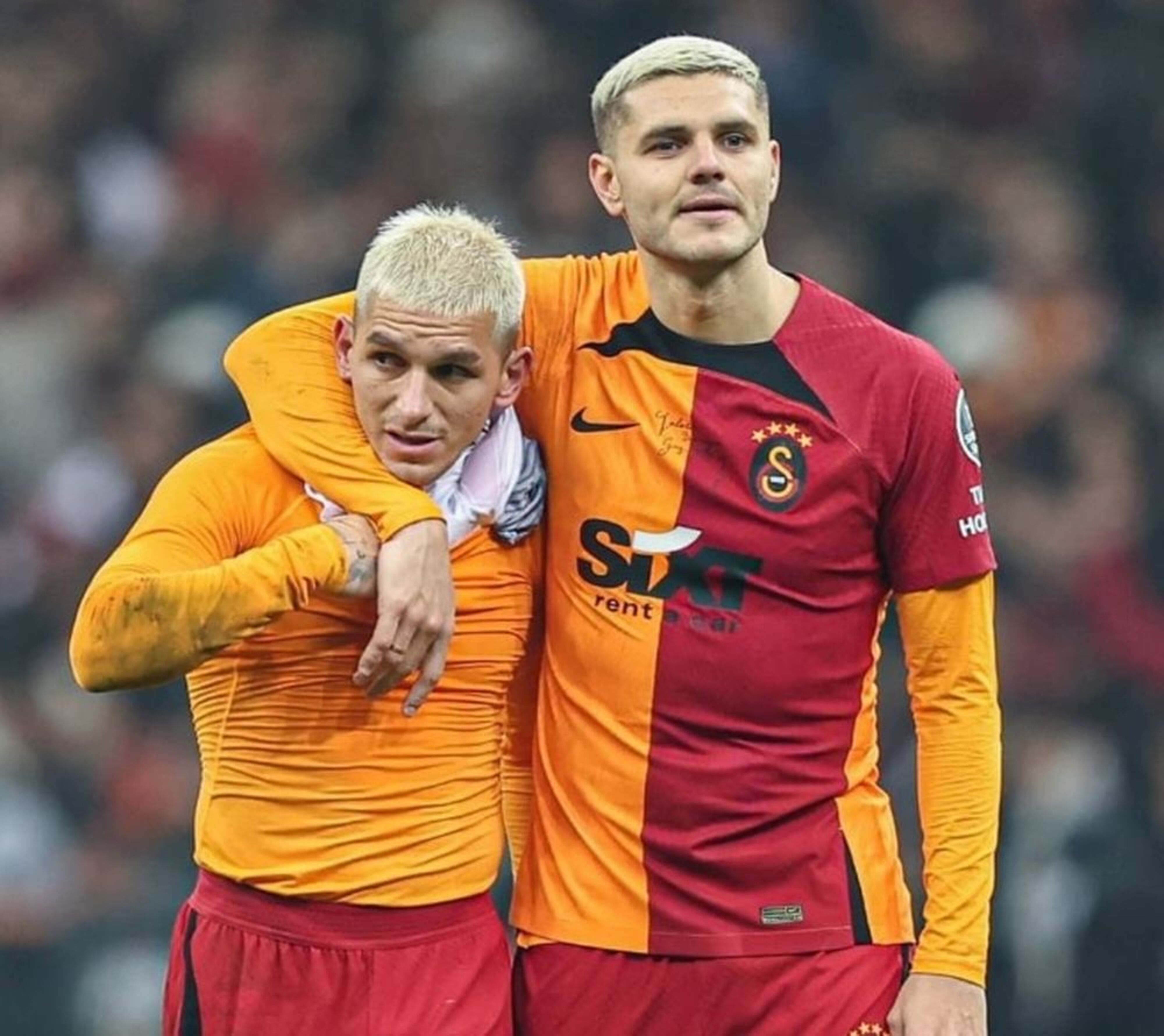 Lucas Torreira y Mauro Icardi