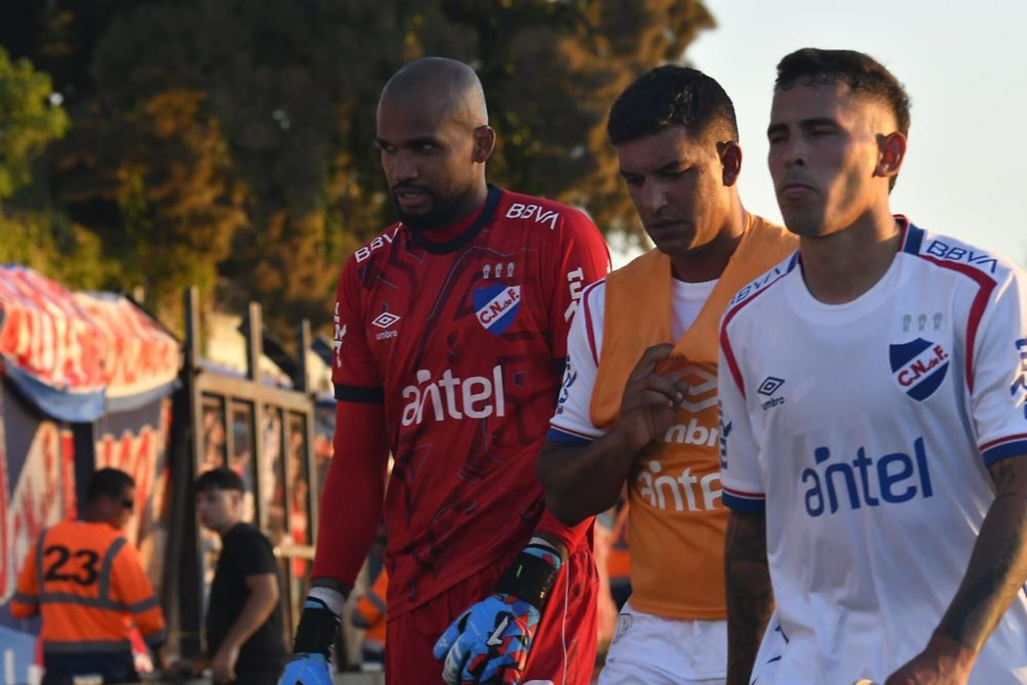 Luis Mejía, Diego Polenta y Christian Oliva