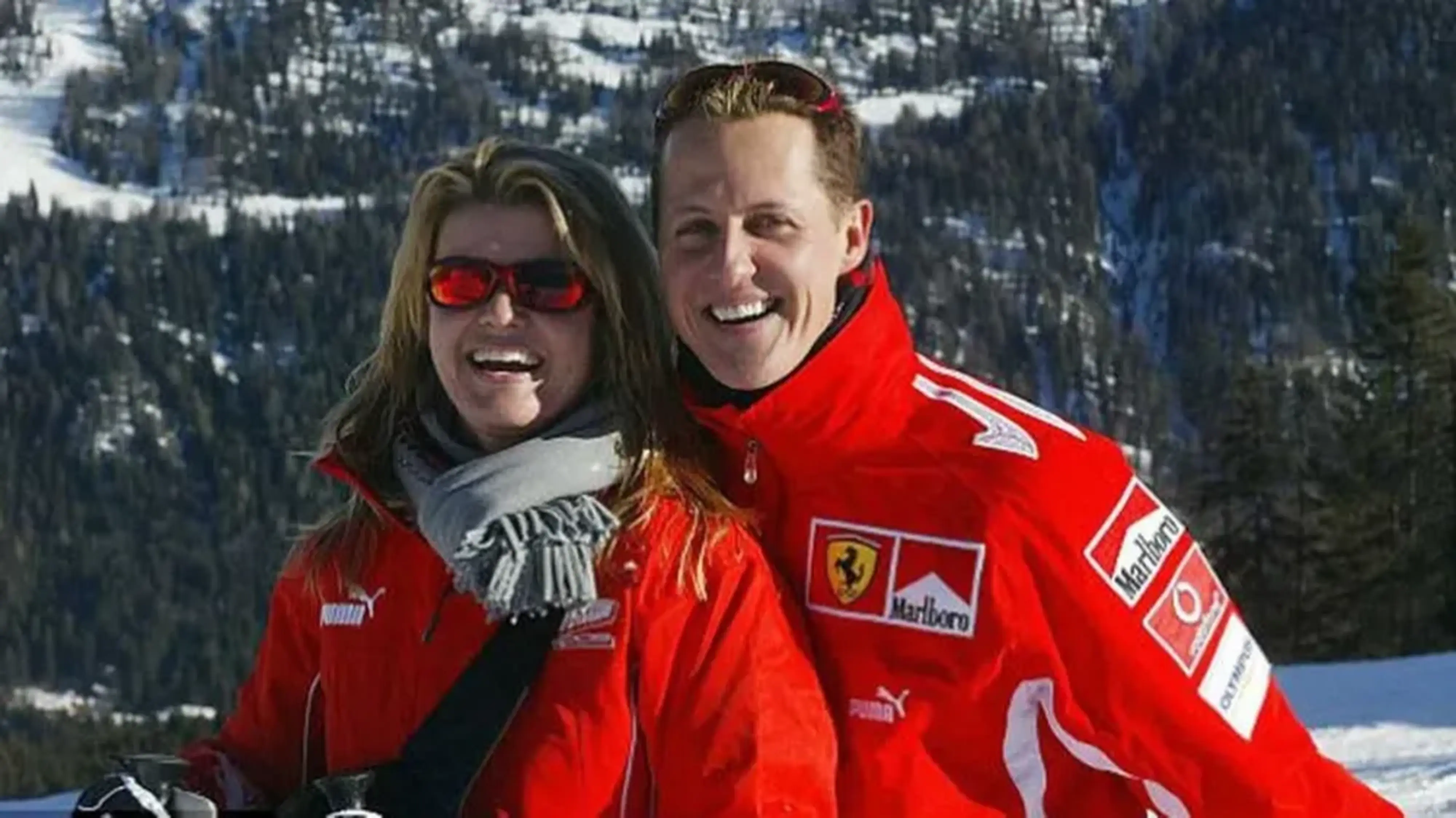 Michael Schumacher y su esposa Corinna Michael Schumacher y su esposa Corinna