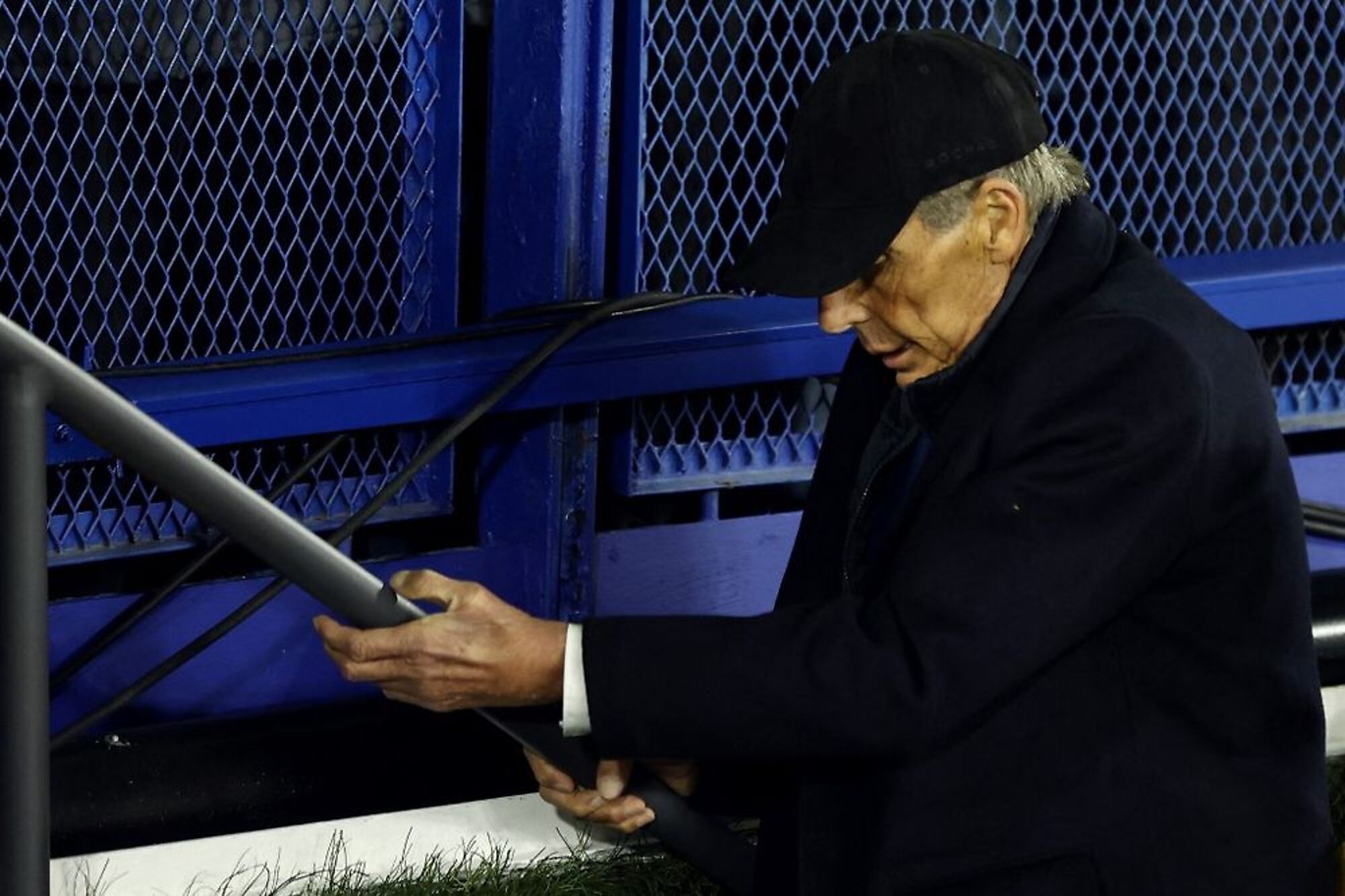 Miguel Ángel Russo en La Bombonera en el partido ante Central Córdoba de este 21 de setiembre Miguel Ángel Russo en La Bombonera en el partido ante Central Córdoba de este 21 de setiembre