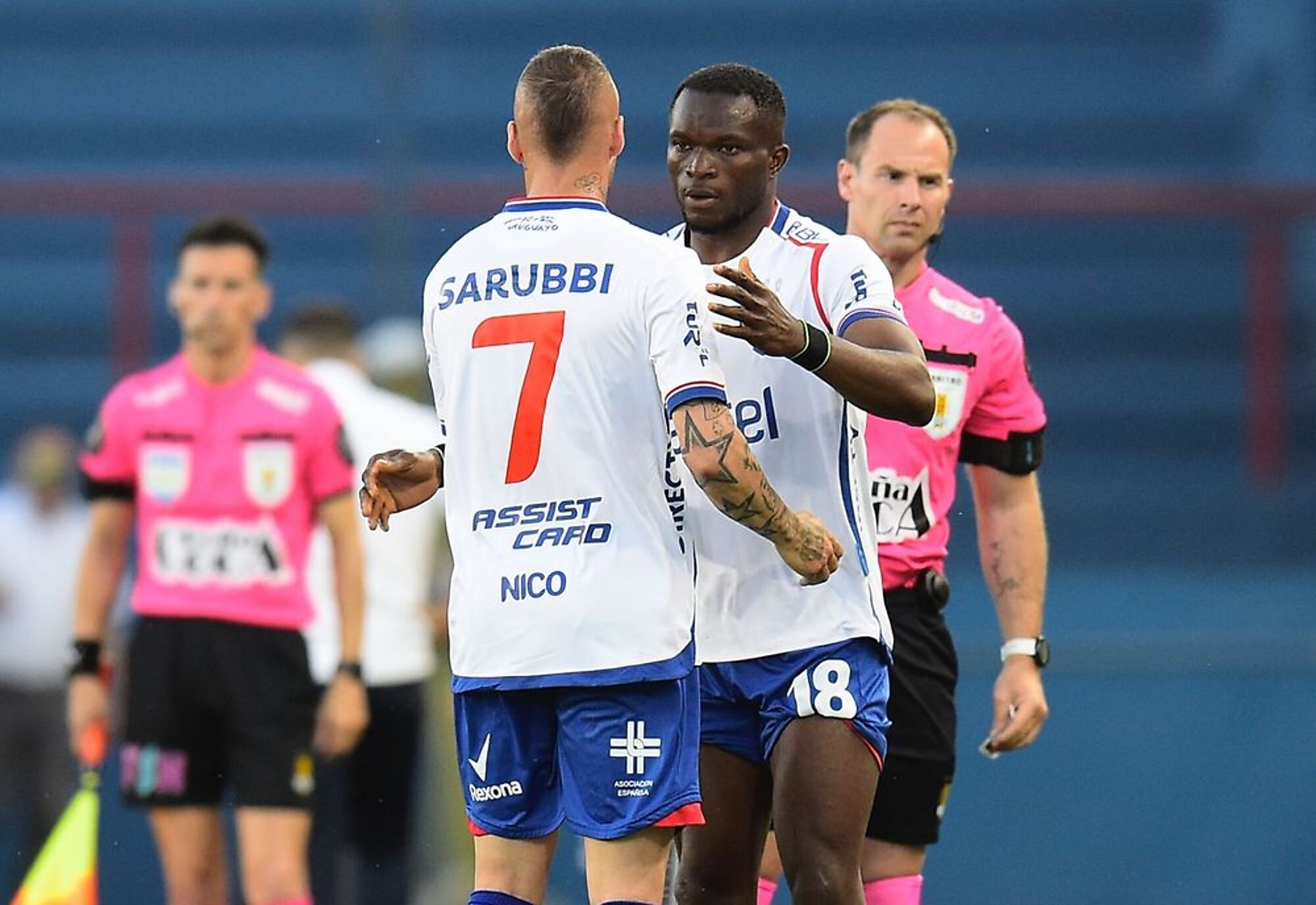 Nicolás López y Christian Ebere Nicolás López y Christian Ebere