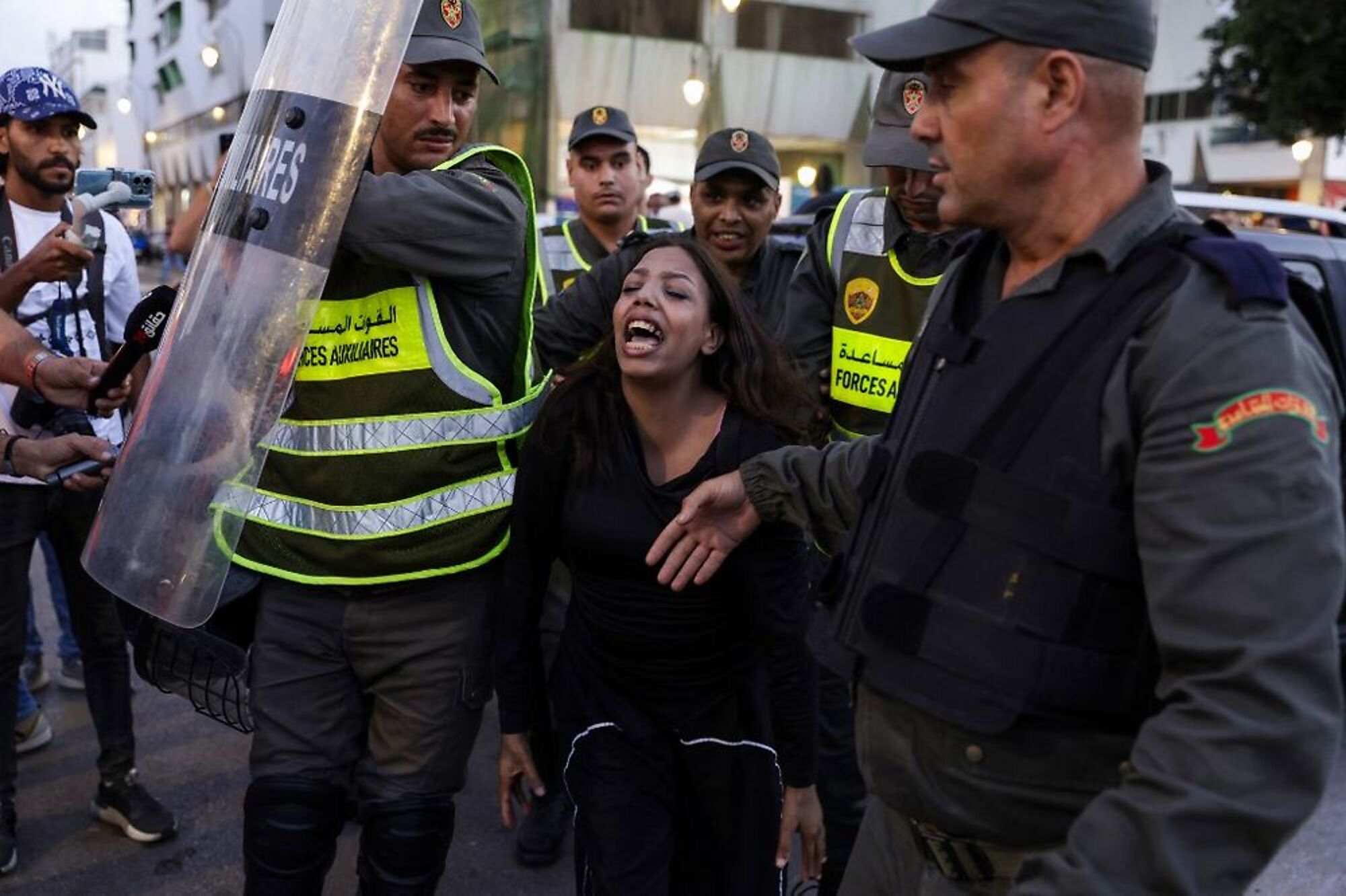 Protestas en Marruecos se oponen al Mundial 2030 Protestas en Marruecos se oponen al Mundial 2030