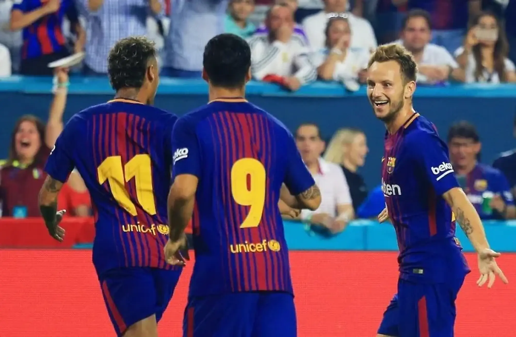 Rakitic marcó el segundo para el Barcelona