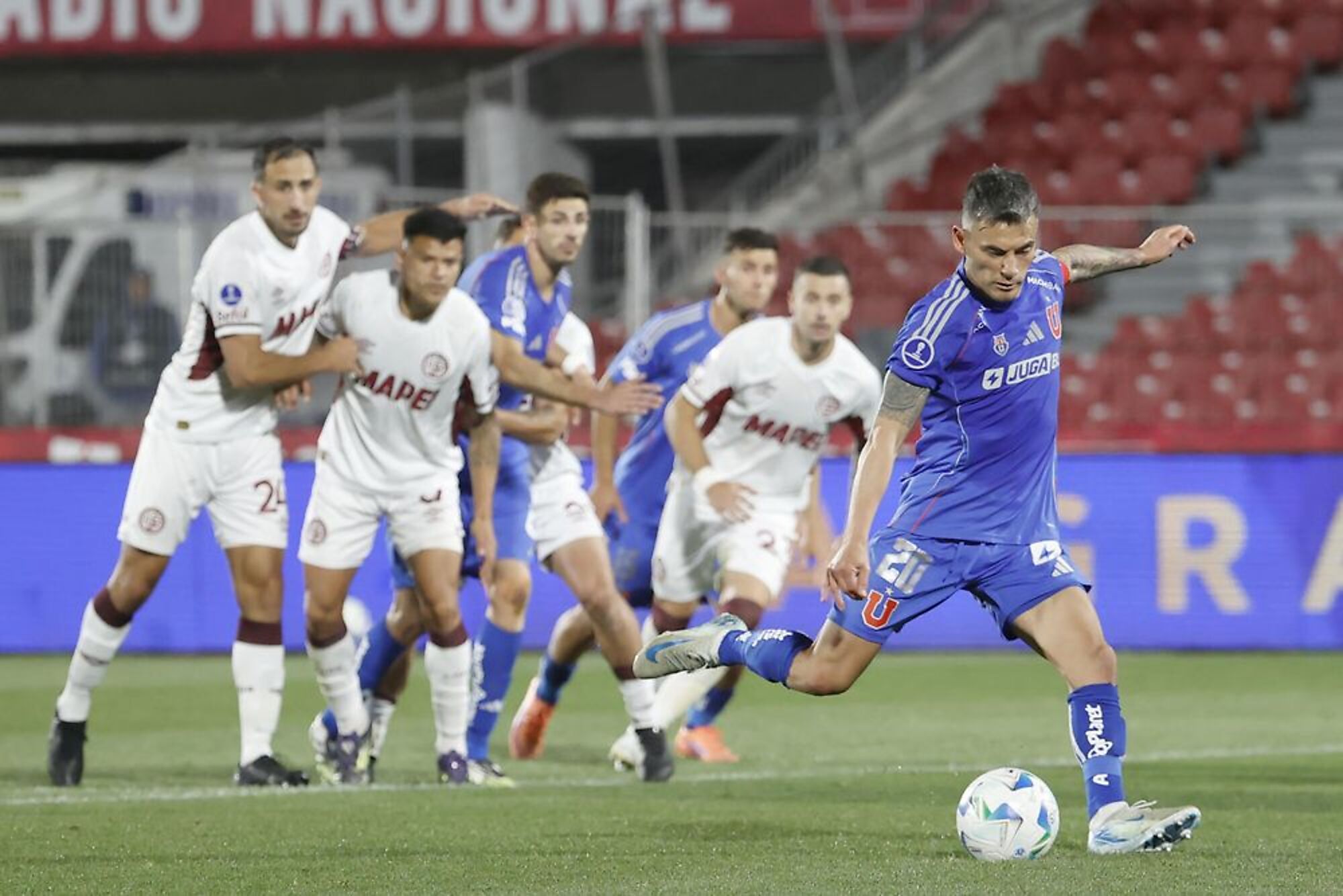 El gol de la U de Chile ante Lanús El gol de la U de Chile ante Lanús